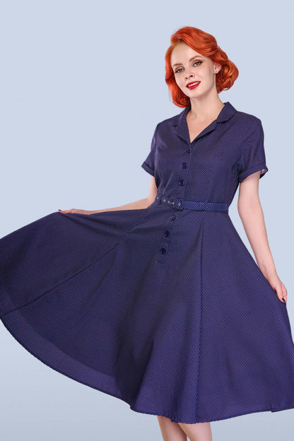 Christine Mini Polka Dress