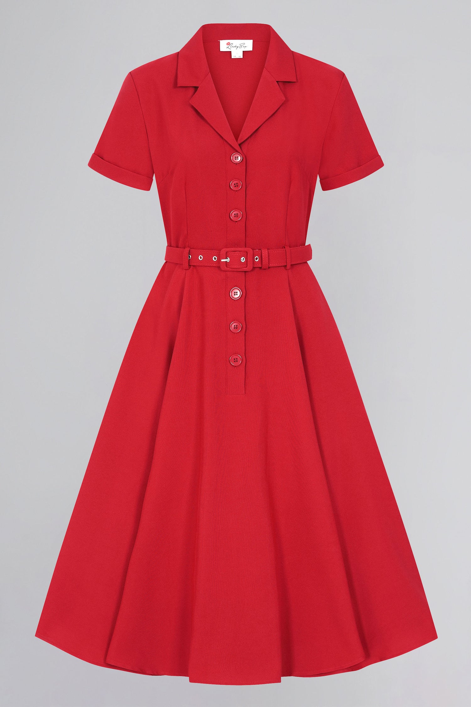 Christine Plain Flared Dress
