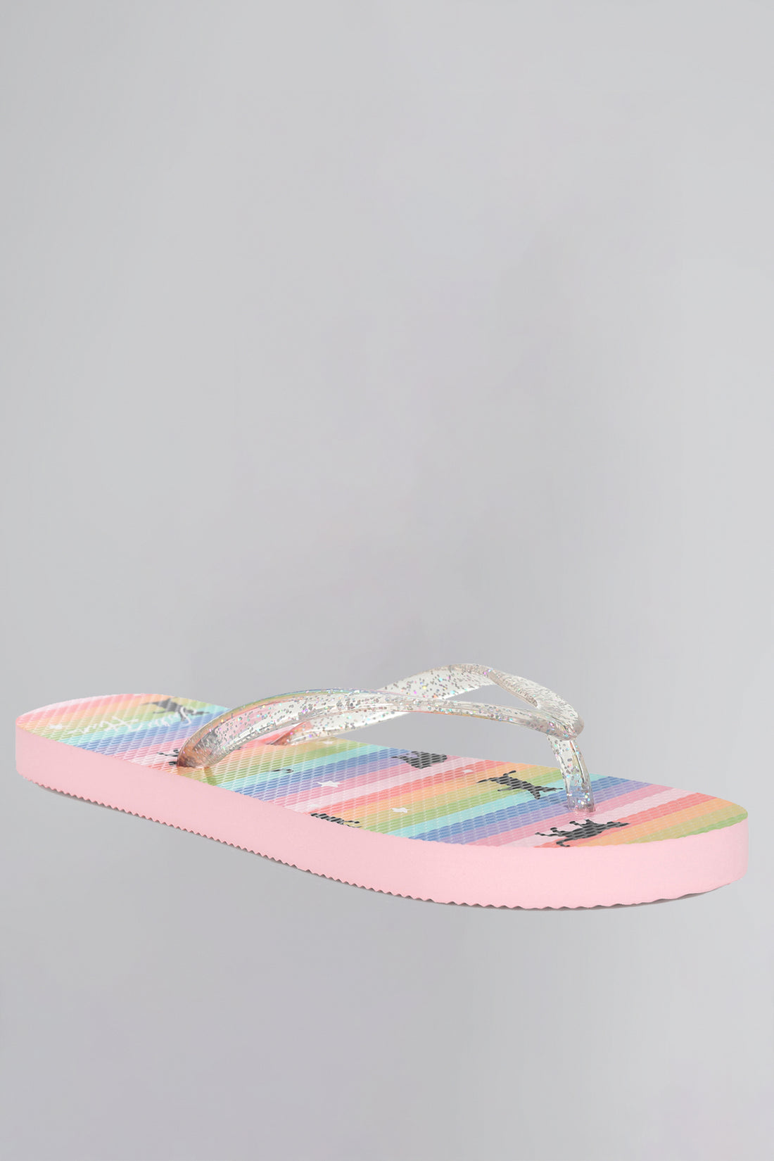 Lola Rainbow Cat Flip Flops