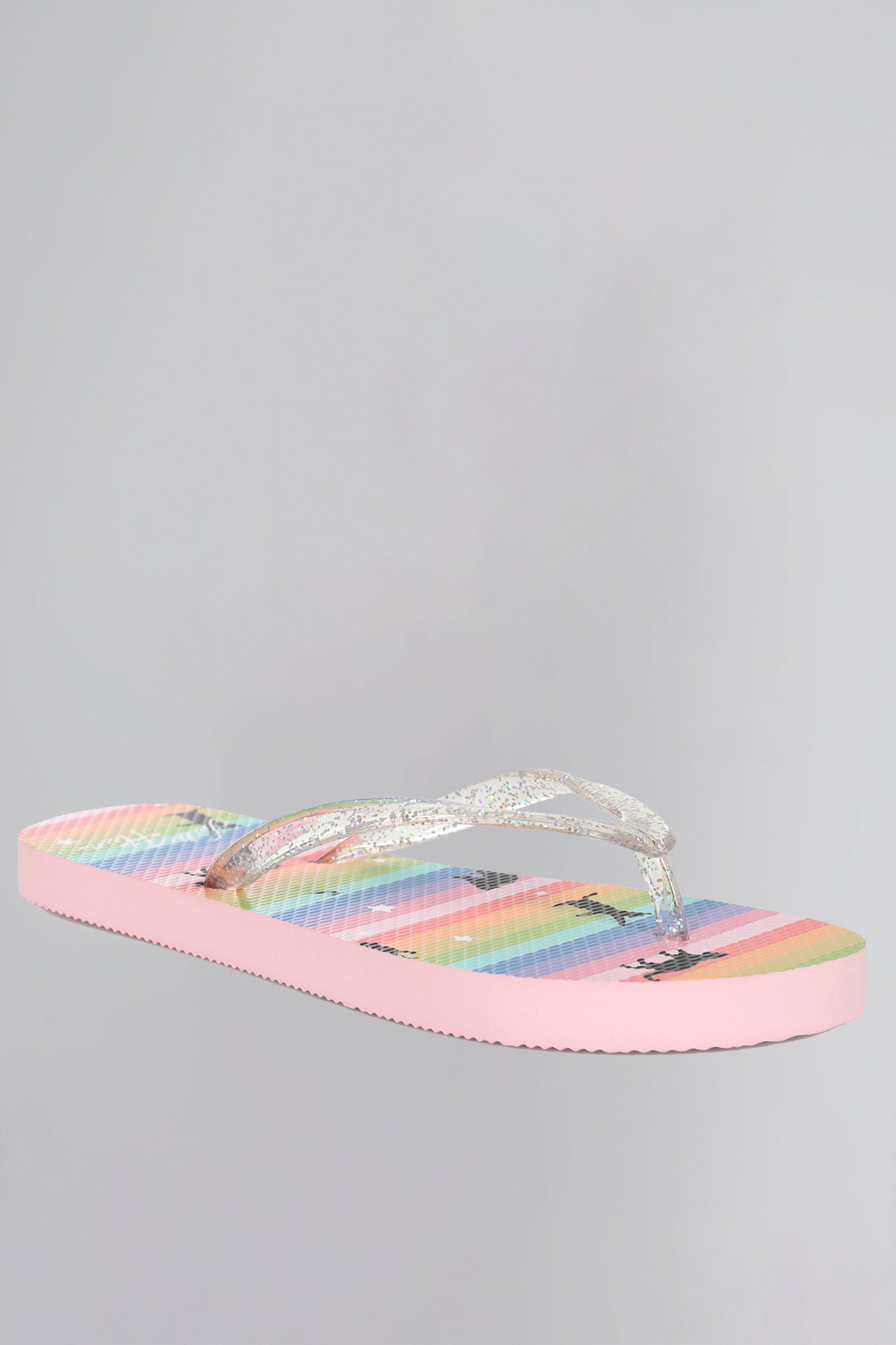 Lola Rainbow Cat Flip Flops