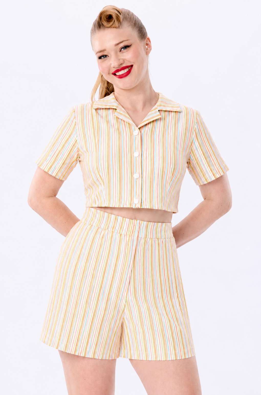 Lola Pastel Stripe Shirt