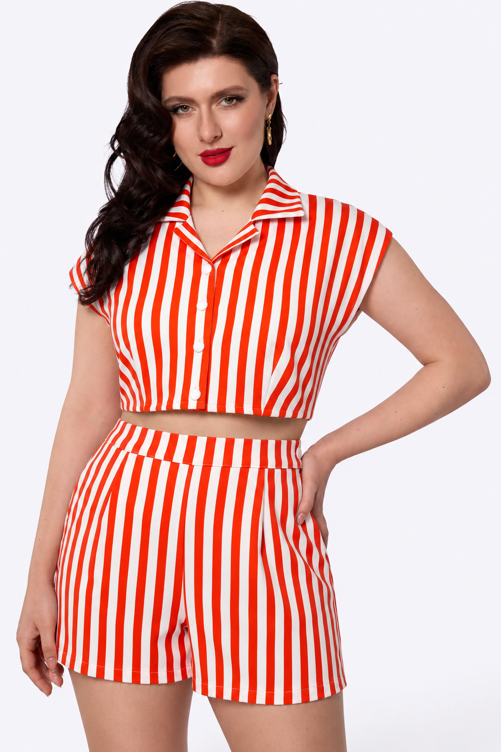 Lola Red Stripe Shirt