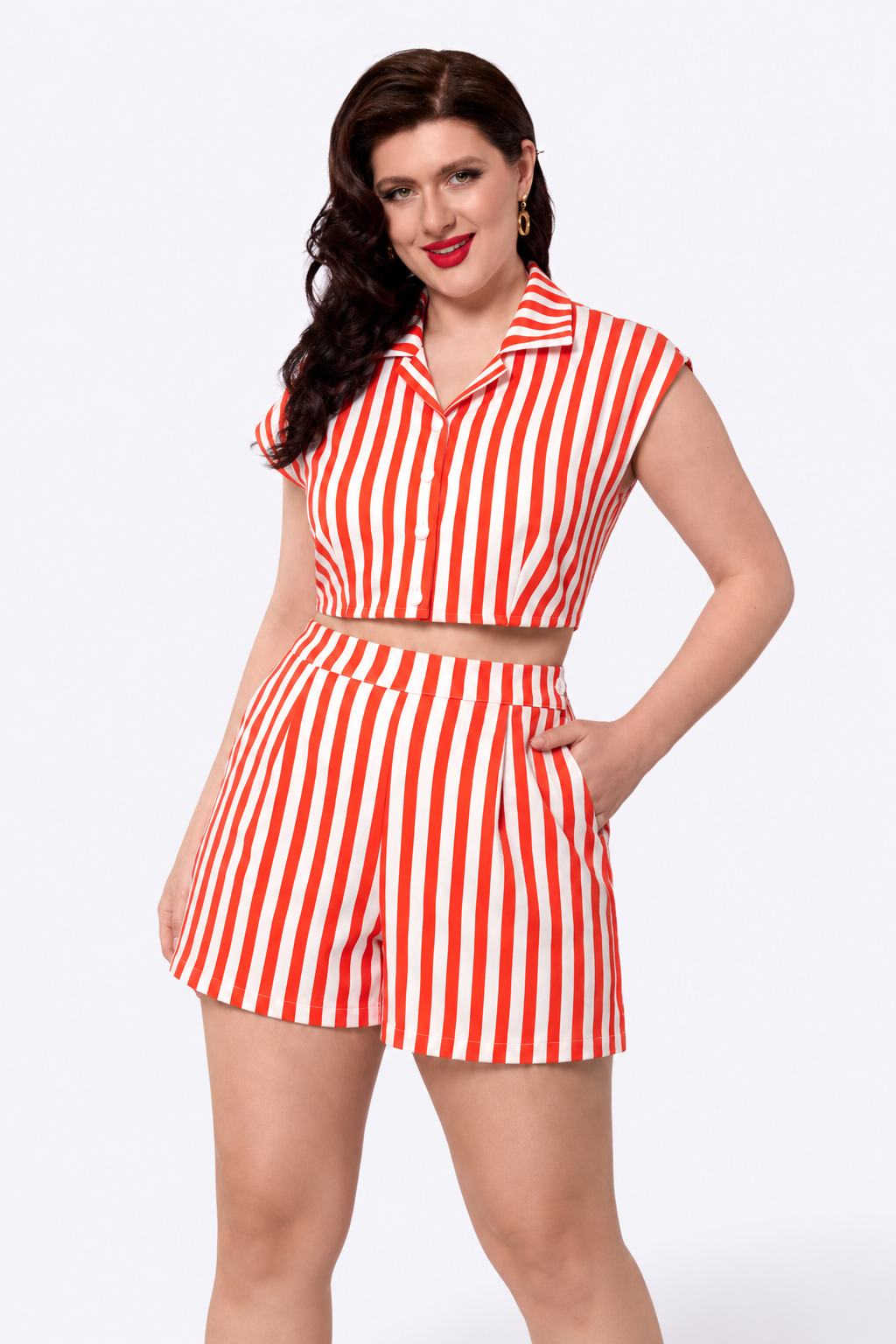 Lola Red Stripe Shirt