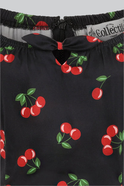 Lorena 50s Cherries Pencil Dress