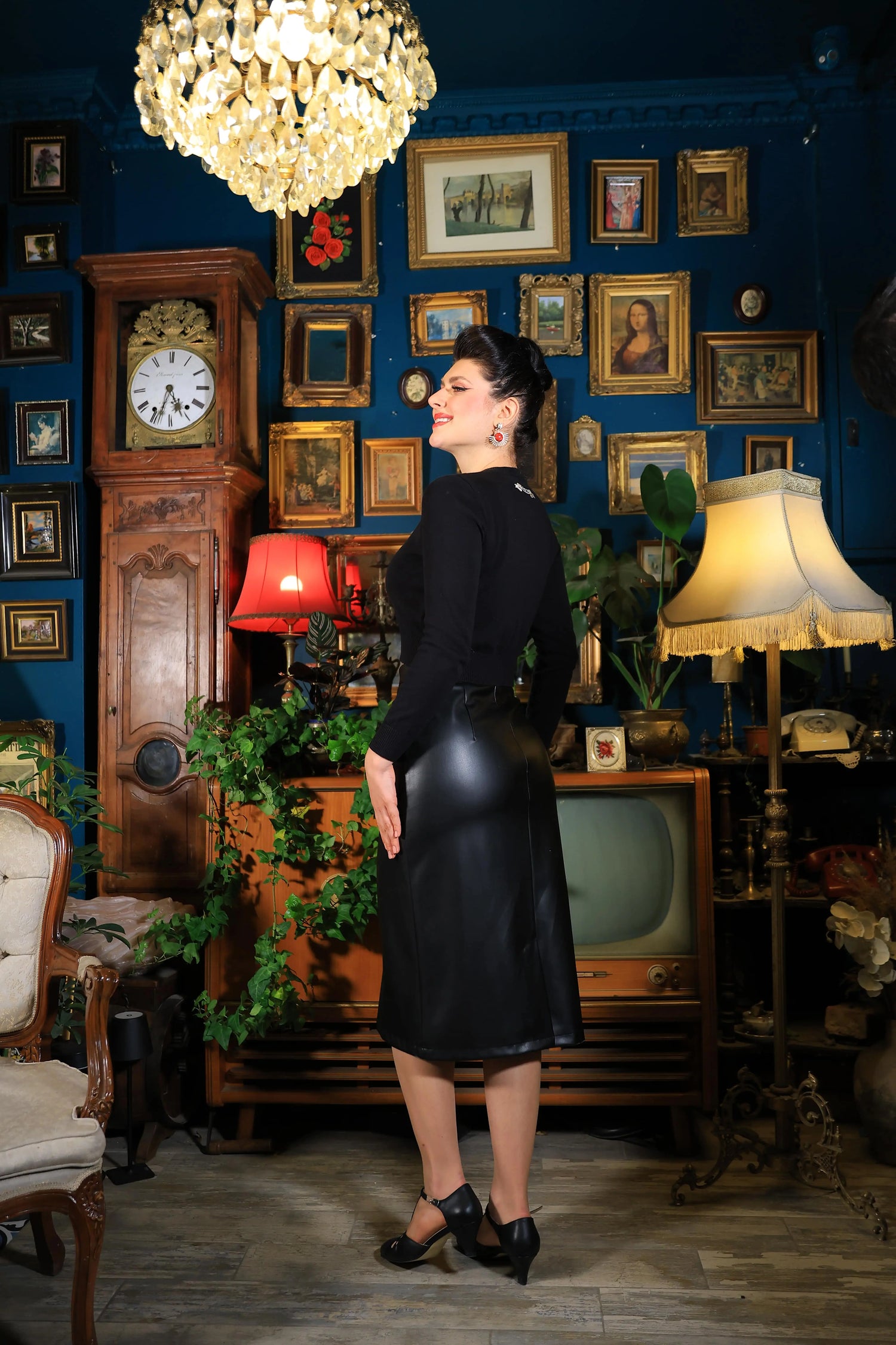 Lucy True Love Cardigan Long Sleeve Black