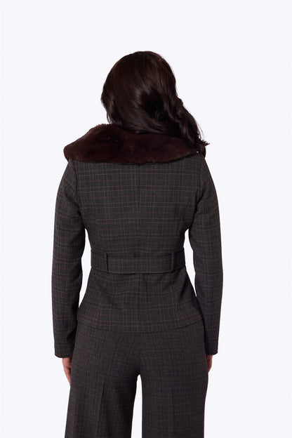 Molly Professor Heritage Check Jacket