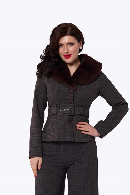 Molly Professor Heritage Check Jacket