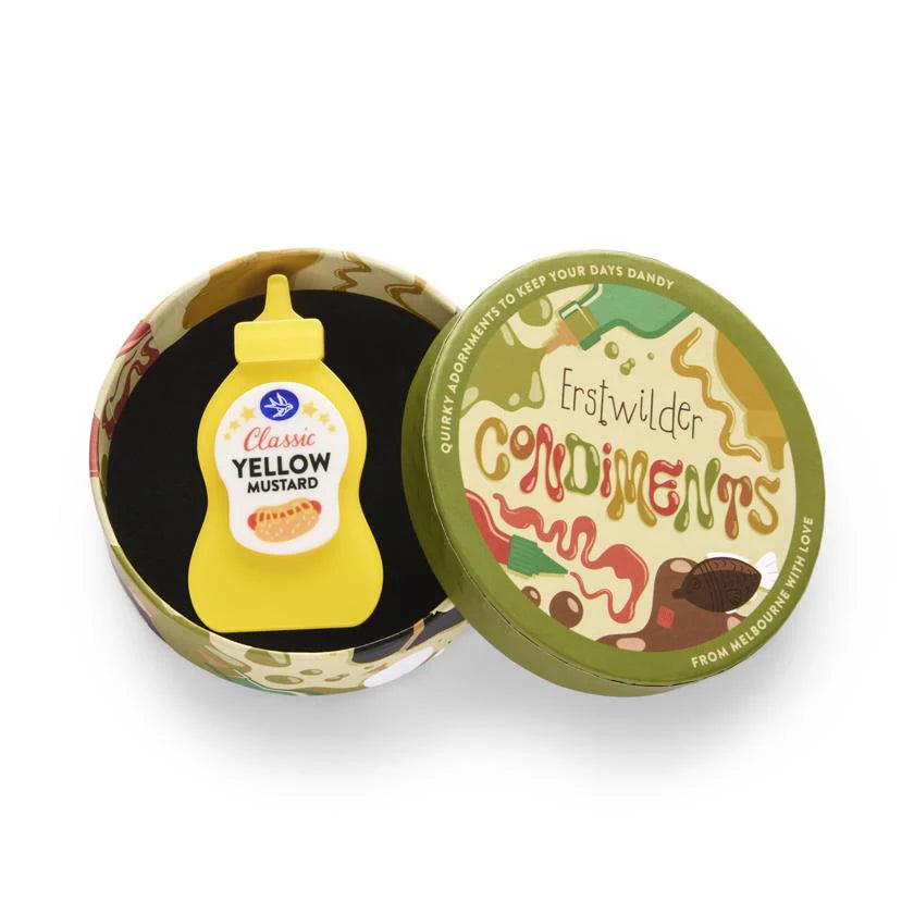 Mustard Moments Brooch