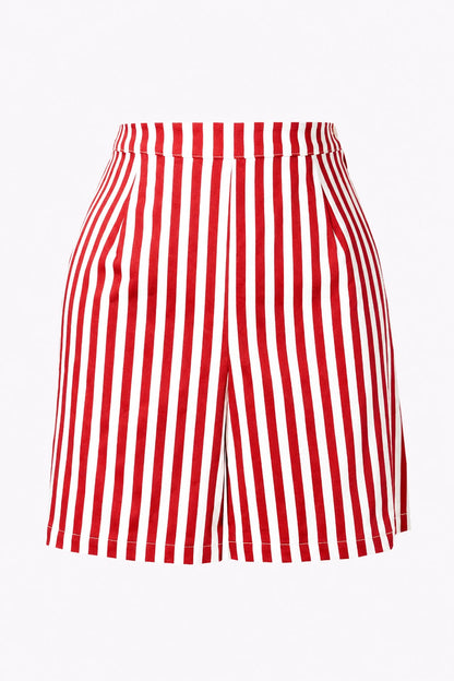 Nancy Red Stripe Shorts