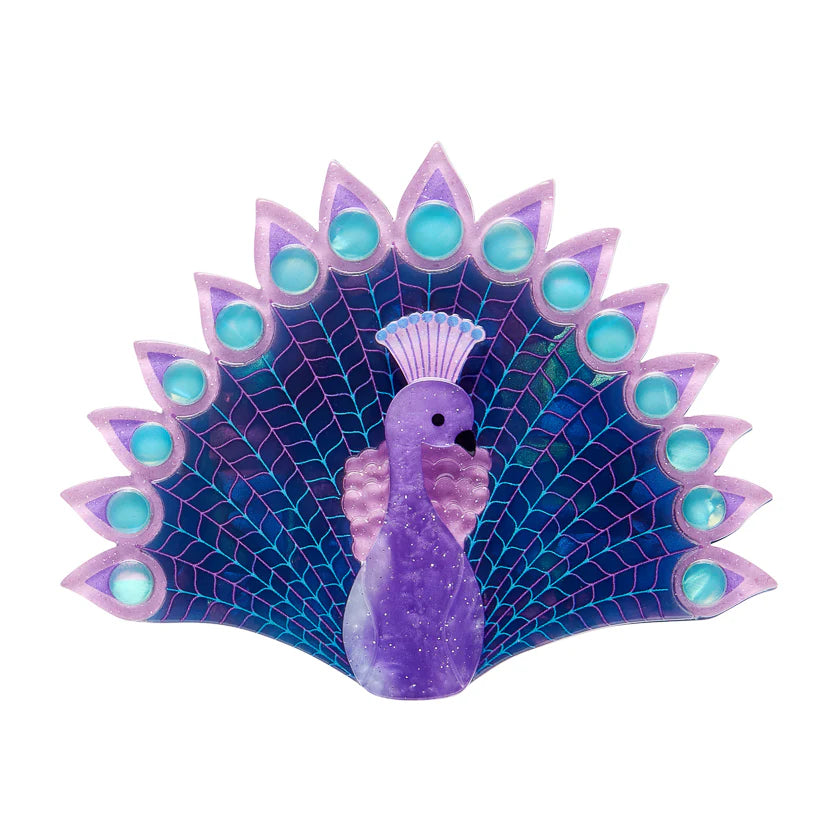 Erstwilder Penelope Peacock Brooch