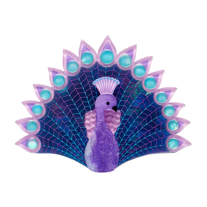 Erstwilder Penelope Peacock Brooch