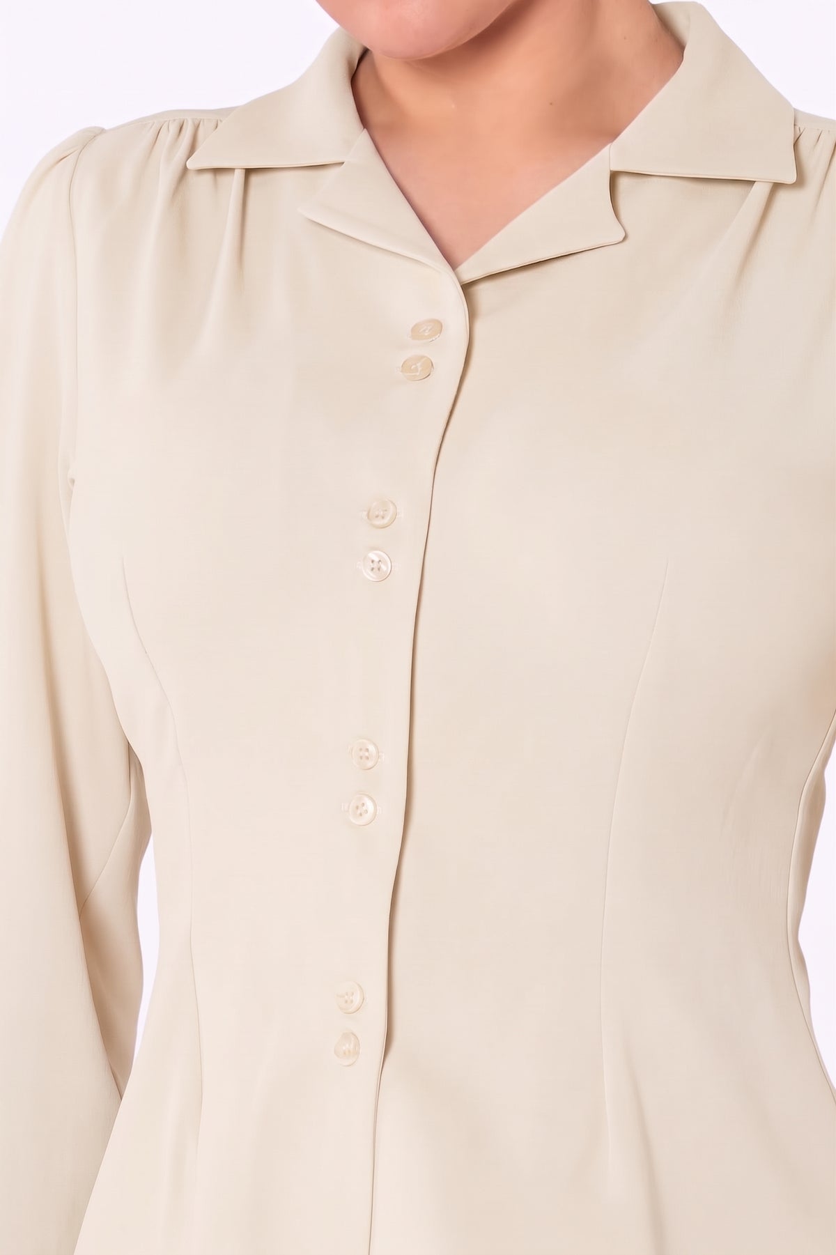Pepper 40s Blouse Vintage Champagne