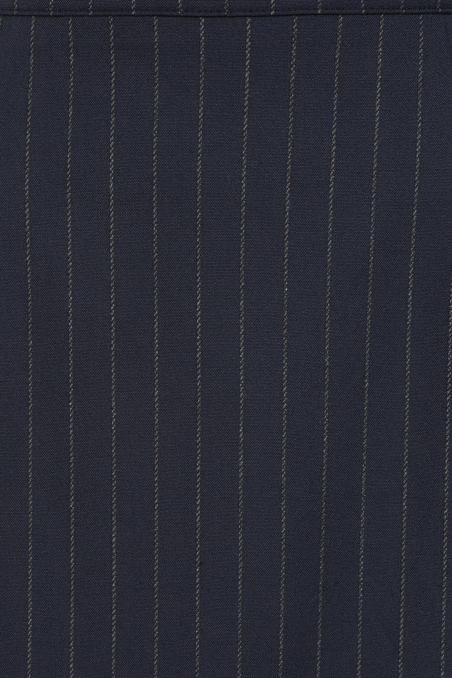 Posey Navy Pinstripe Pencil Skirt