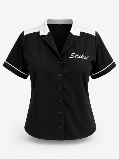 Rita Strike! Black Bowling Shirt