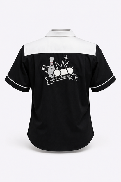 Rita Strike! Black Bowling Shirt