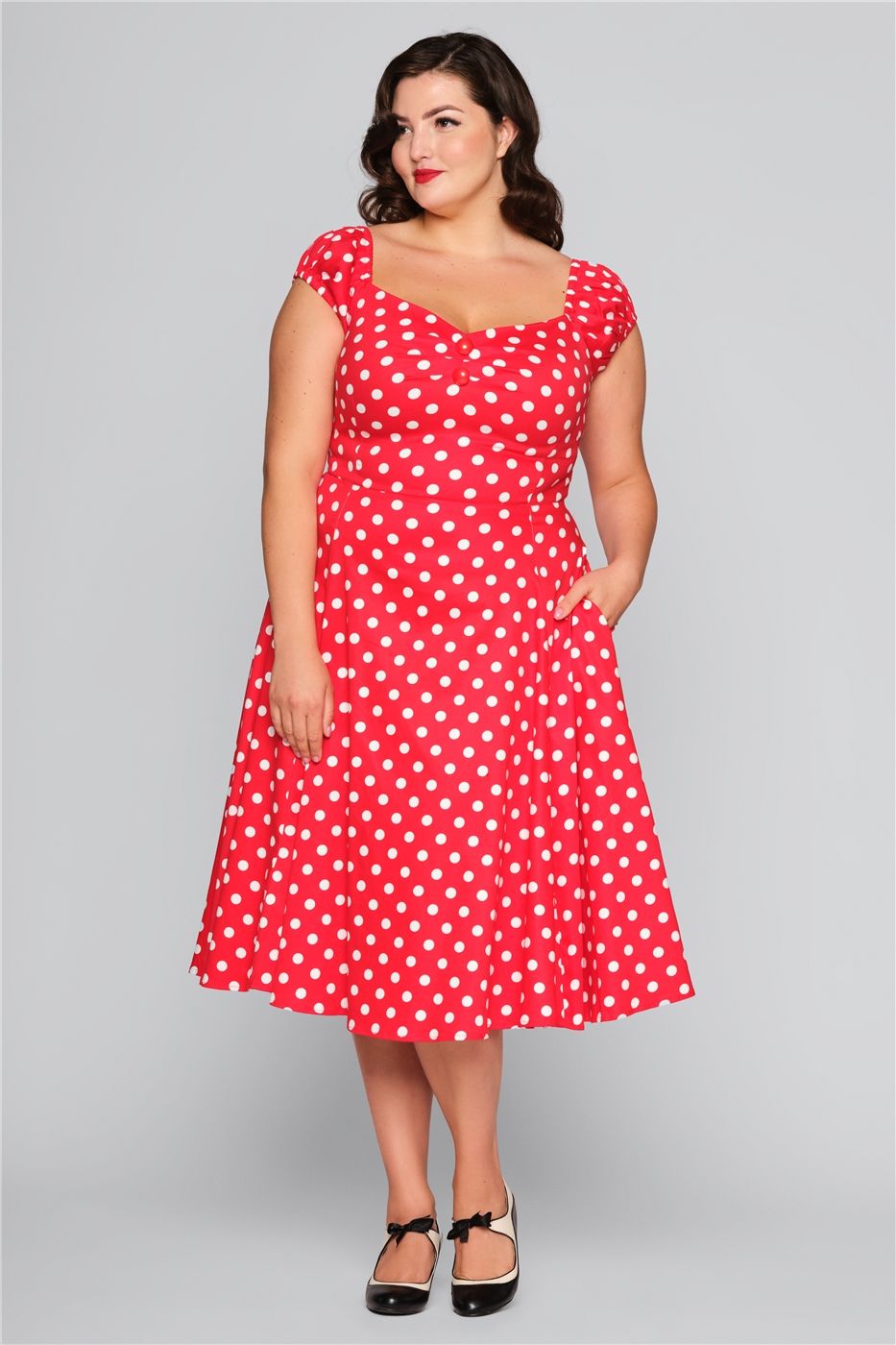 Dolores Polka Doll Dress