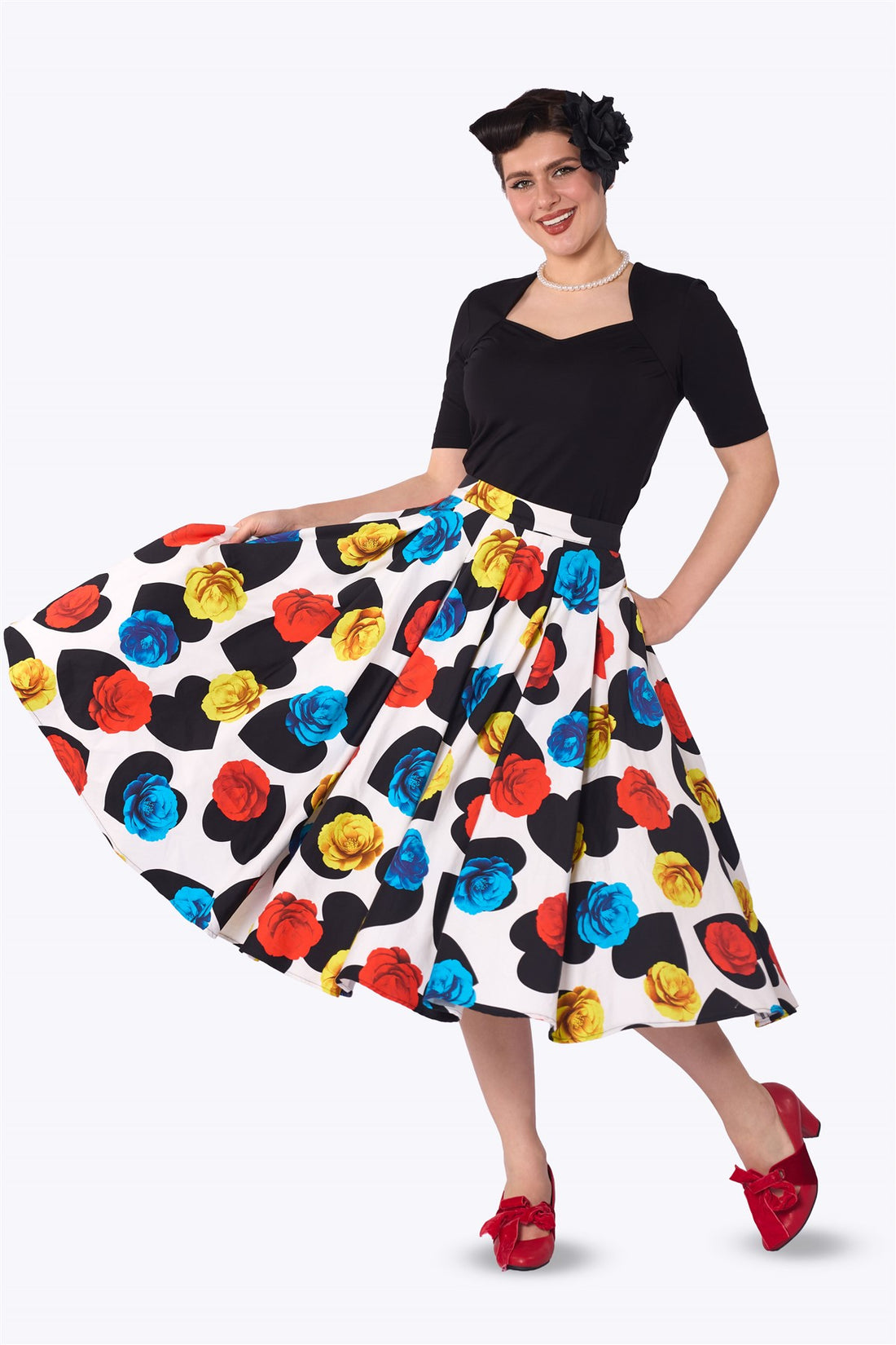 Solena Heart in Bloom Skirt
