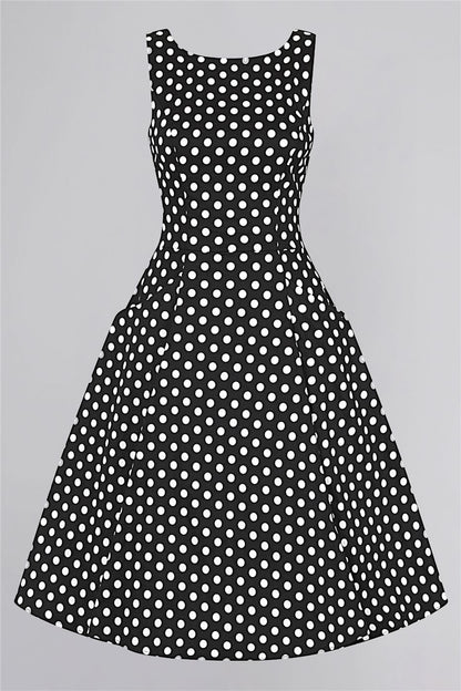 Hepburn Polka Dot Doll Dress