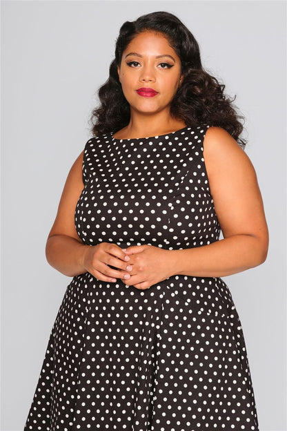 Hepburn Polka Dot Doll Dress