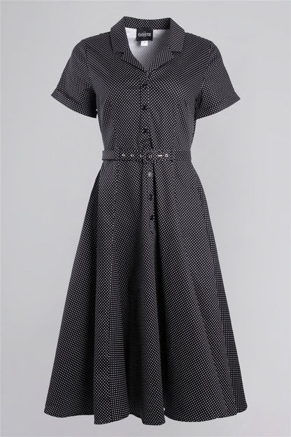Caterina Mini Polka Dot Swing Dress