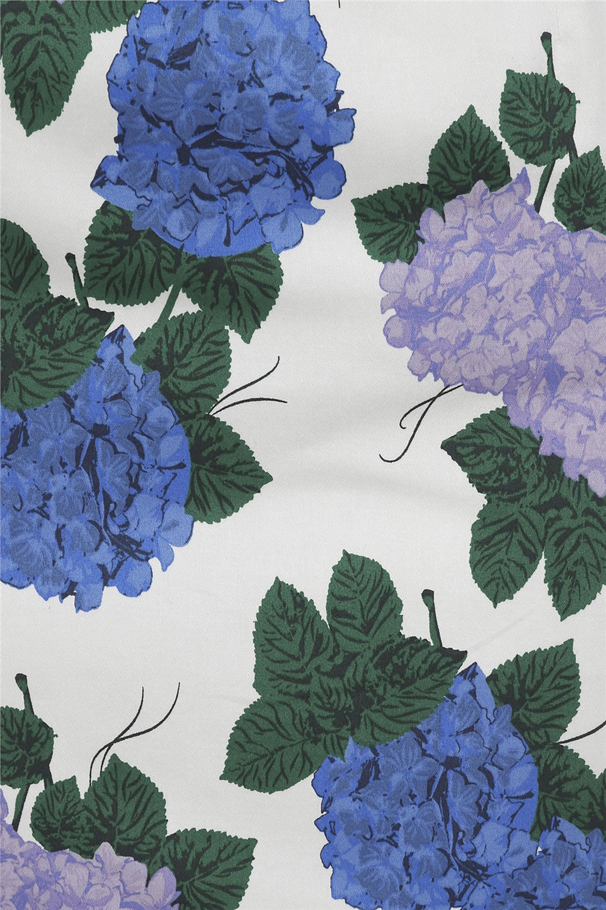 Lorena Hortensia Print Pencil Dress