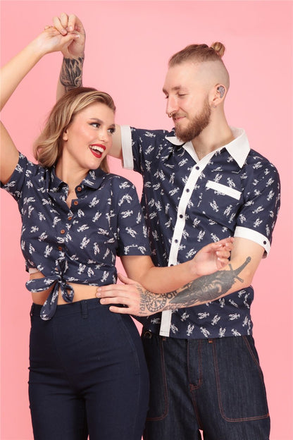 Sammy Lobster Tie Blouse