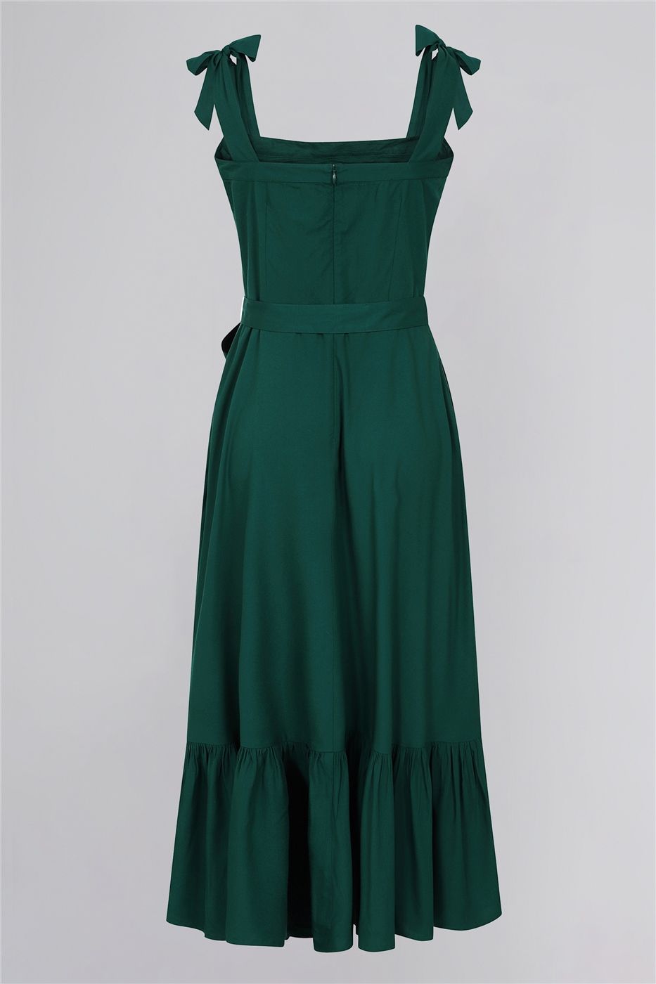 Katrina Emerald Plain Midi Dress | Collectif Vintage Katrina Emerald Plain Midi Dress | Collectif Vintage