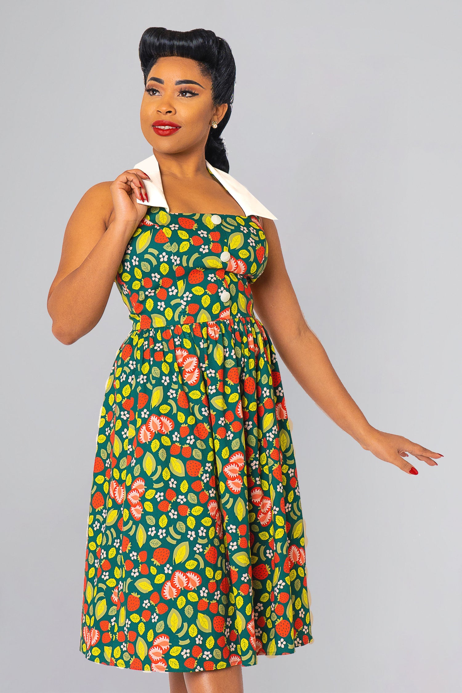 Waverly Strawberry Patch Swing Dress Waverly Strawberry Patch Swing Dress