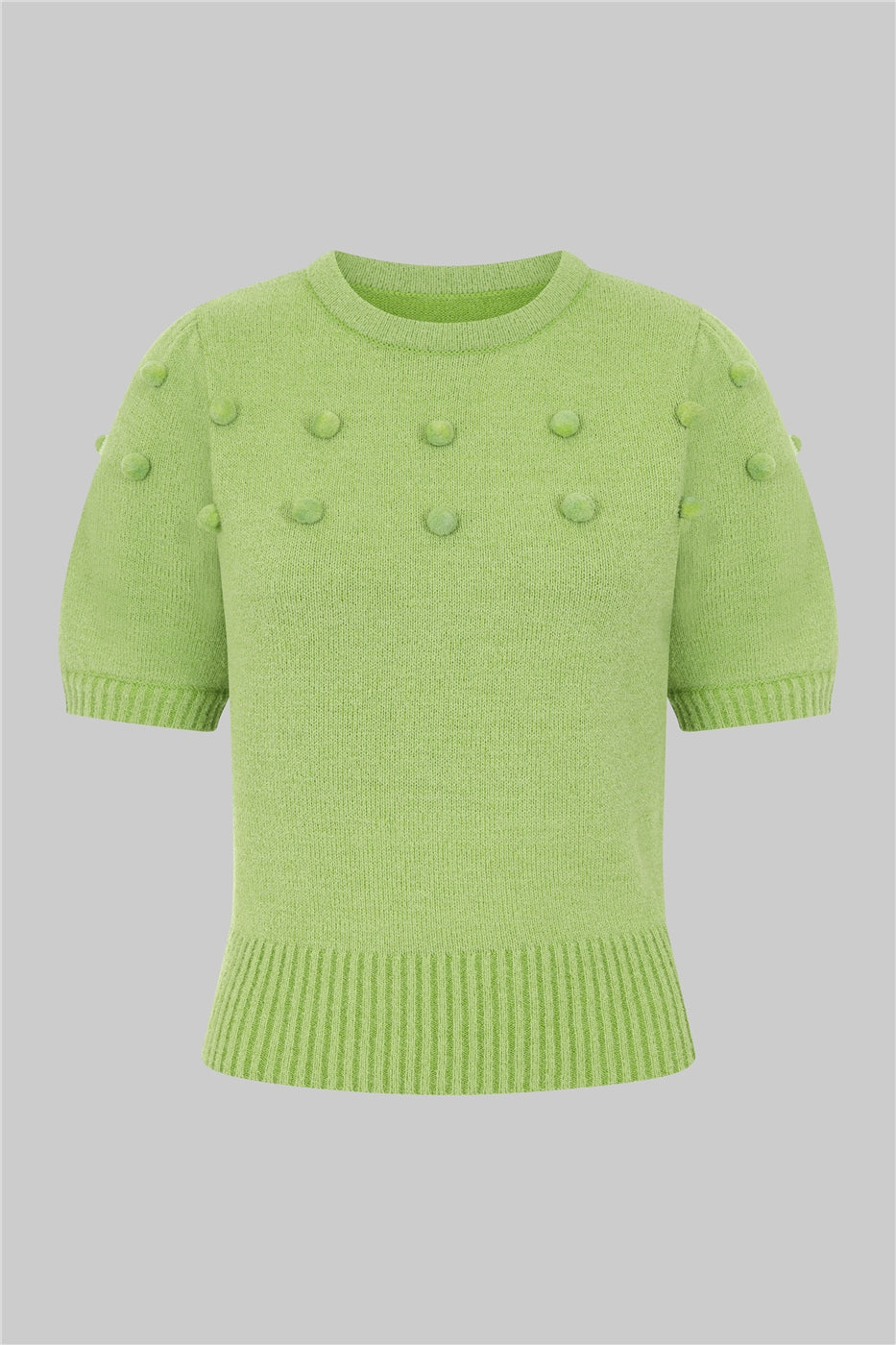 Barbara Pom Pom Knitted Top