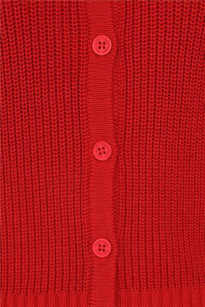 Orchid Red Cardigan