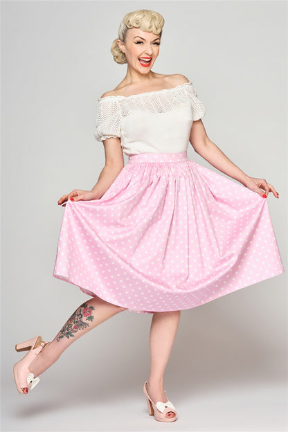 Jasmine Polka Swing Skirt
