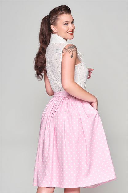 Jasmine Polka Swing Skirt
