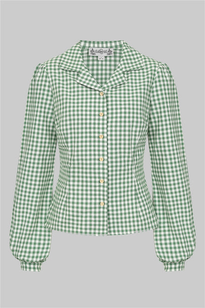 Jerry Gingham Blouse