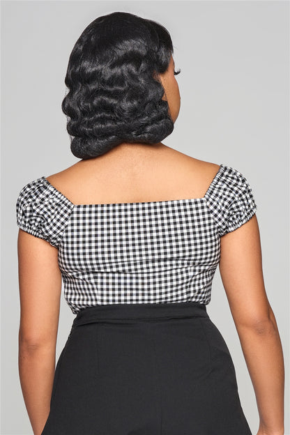 Dolores Gingham Top