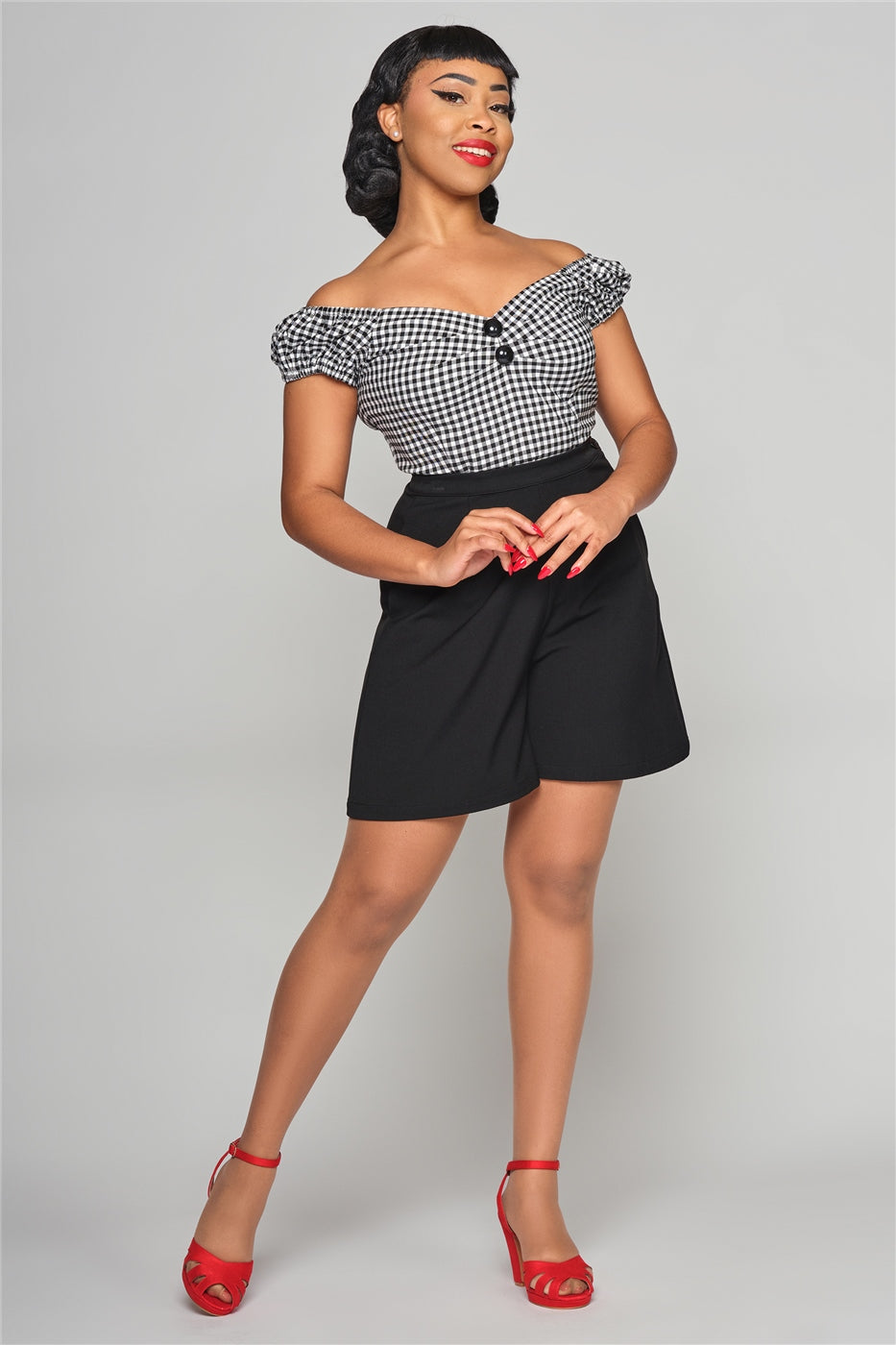 Dolores Gingham Top