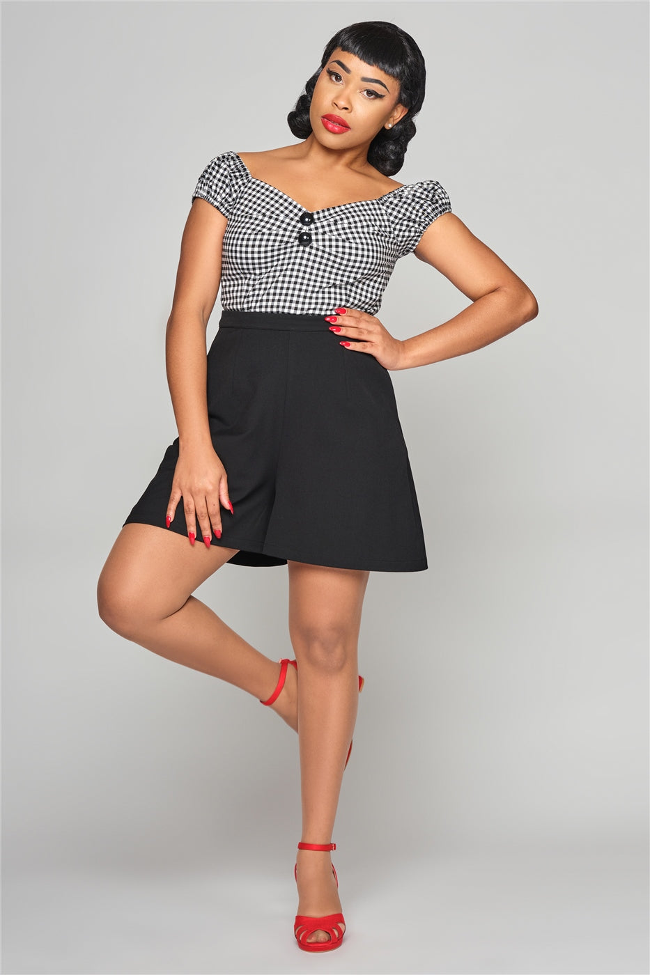Dolores Gingham Top
