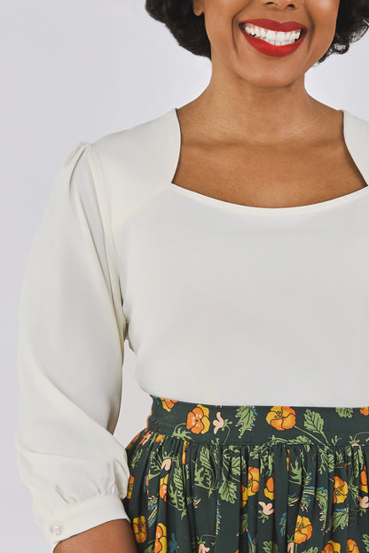 Emmalyn Cream Top