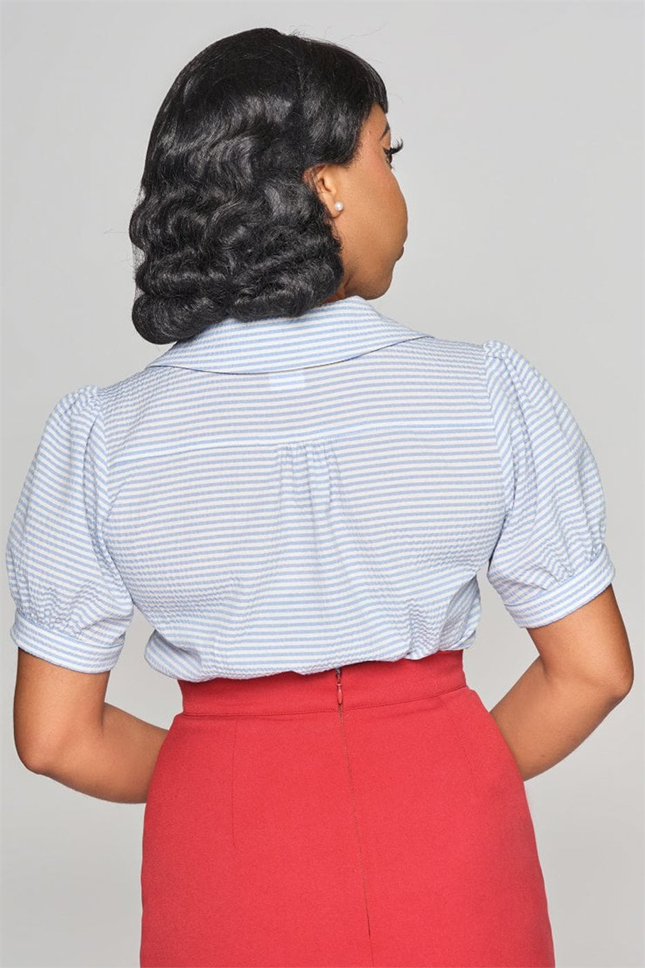 Luana Seersucker Blouse