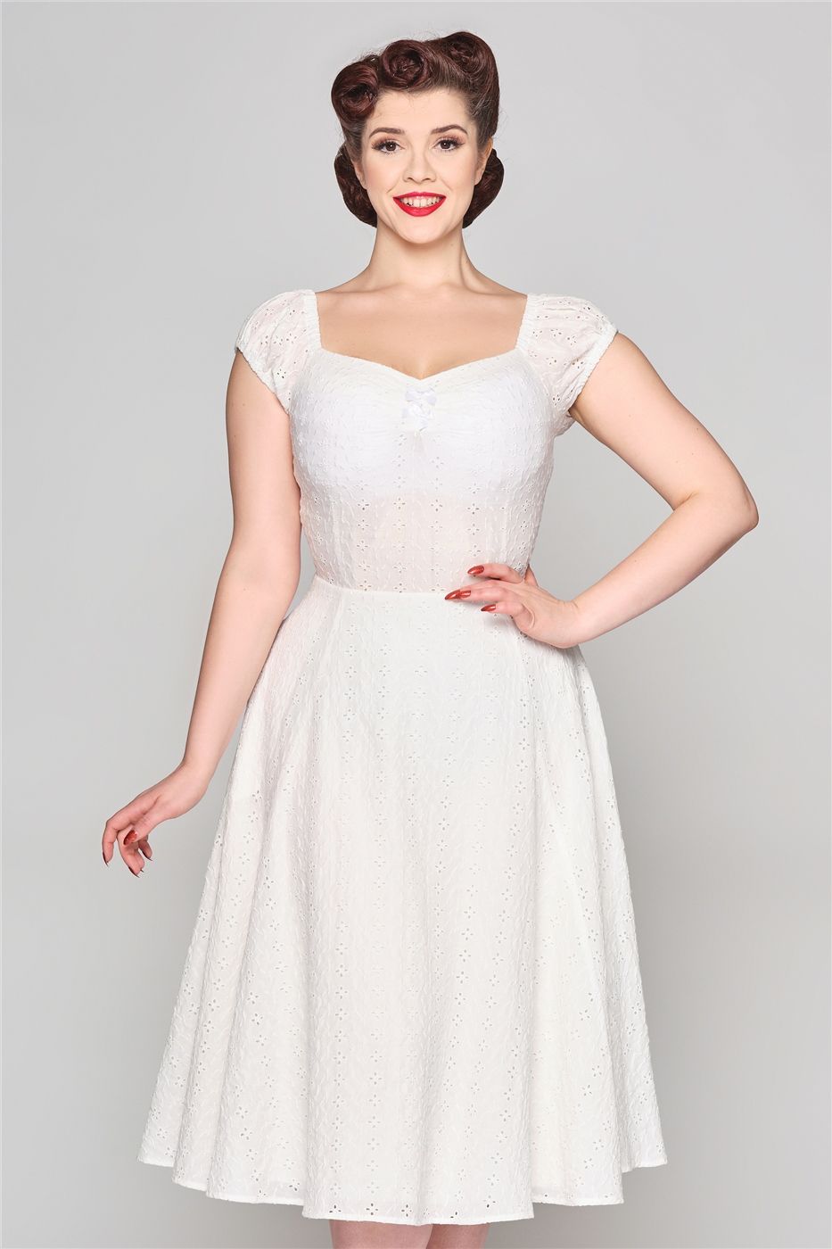 Dolores Broderie Anglaise Doll Dress