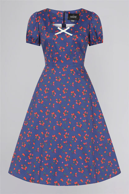 Leanne Mixed Berries Swing Dress