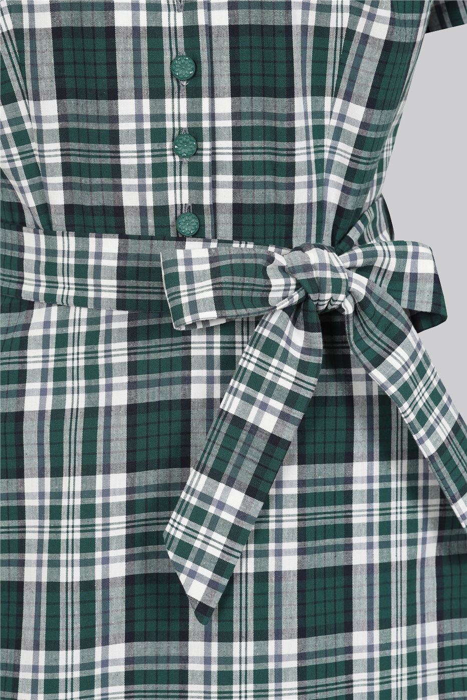 Alexandrea Emerald Check Dress | Collectif Vintage Alexandrea Emerald Check Dress | Collectif Vintage