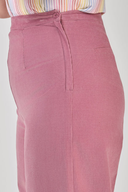 Evelyn Pink Corduroy Trousers