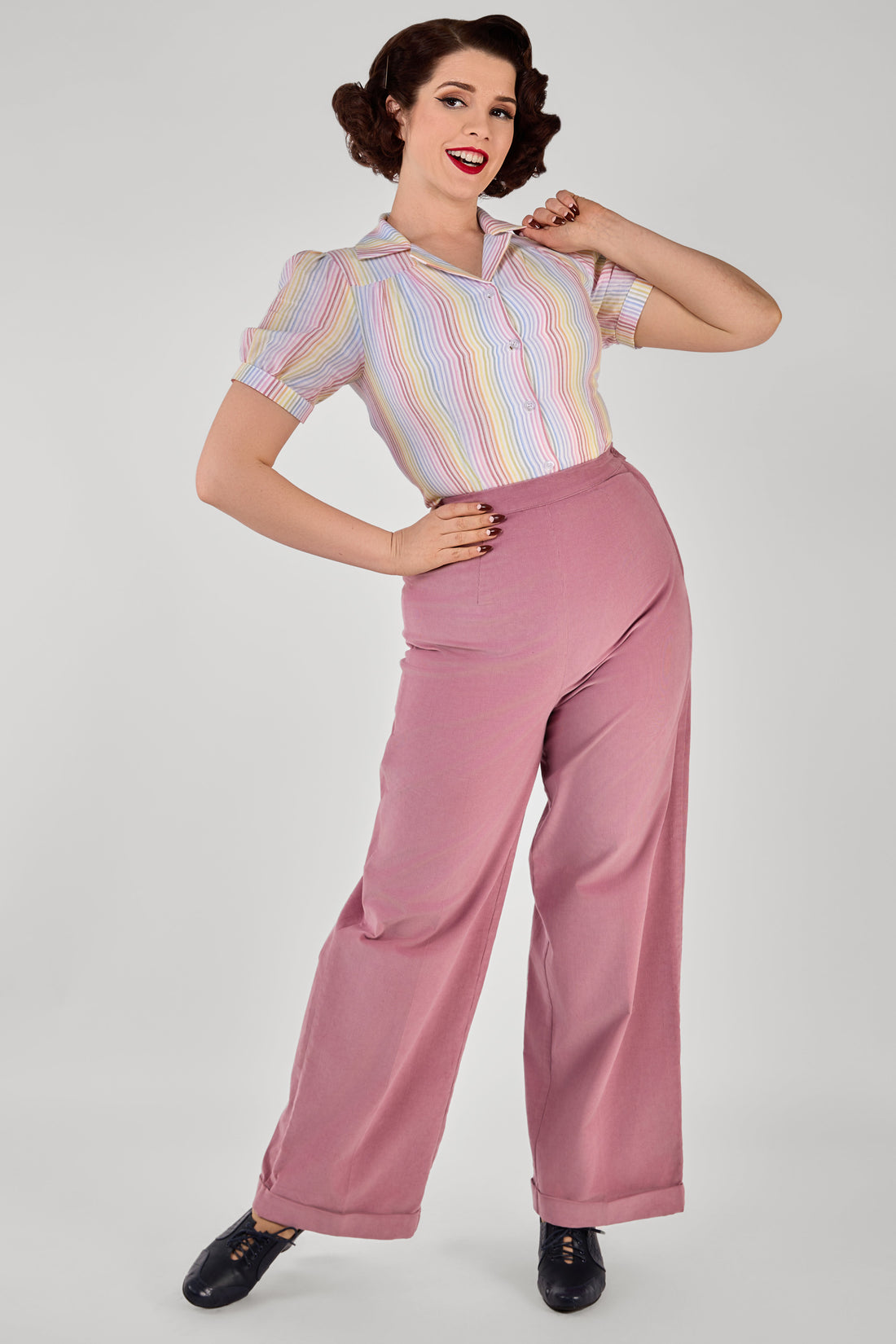 Luana Sherbet Stripe Shirt