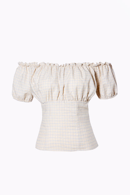 Viviana Grid Check Top Ocean