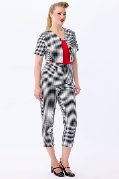 Winnie Gingham Bolero