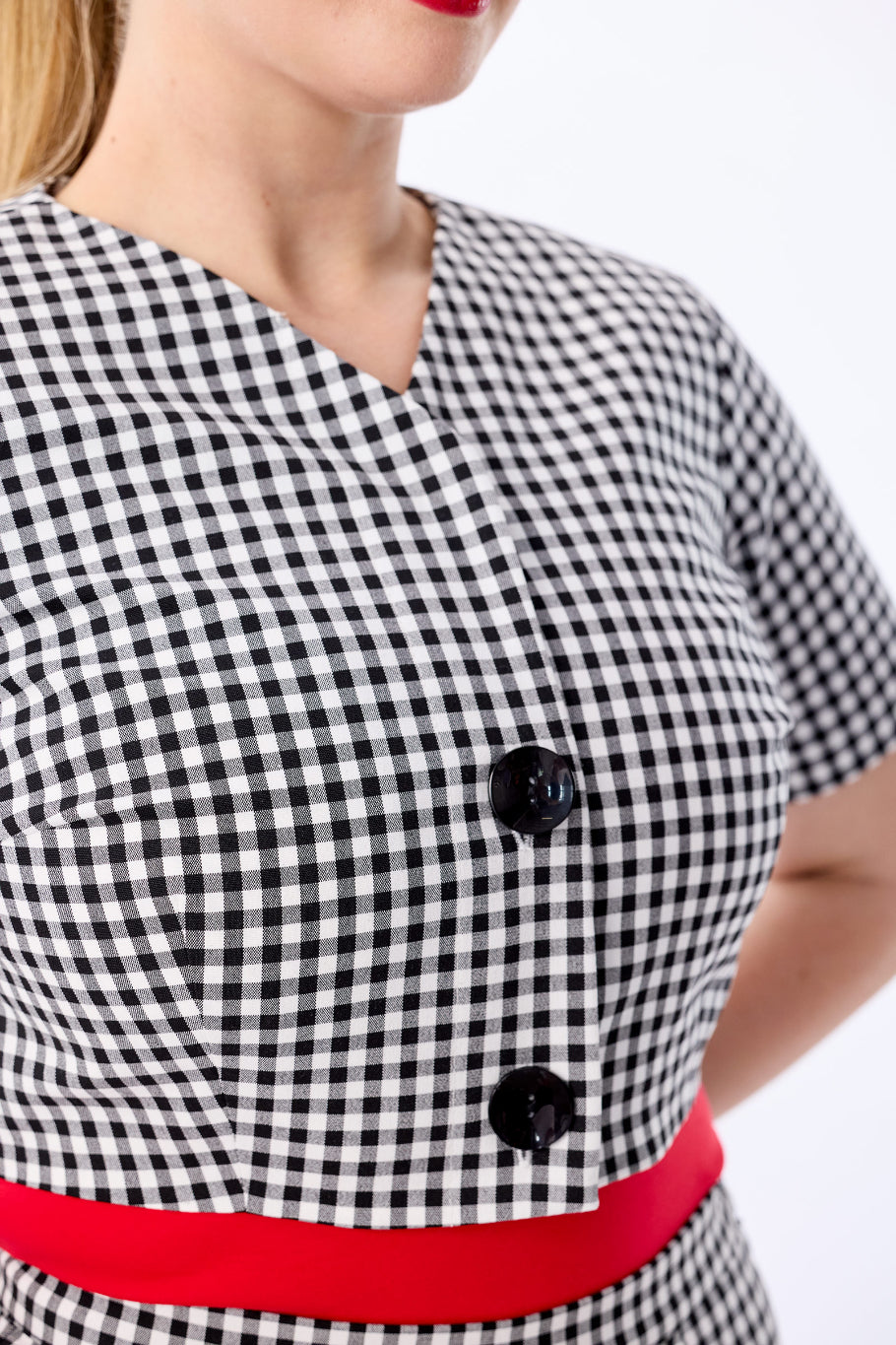 Winnie Gingham Bolero