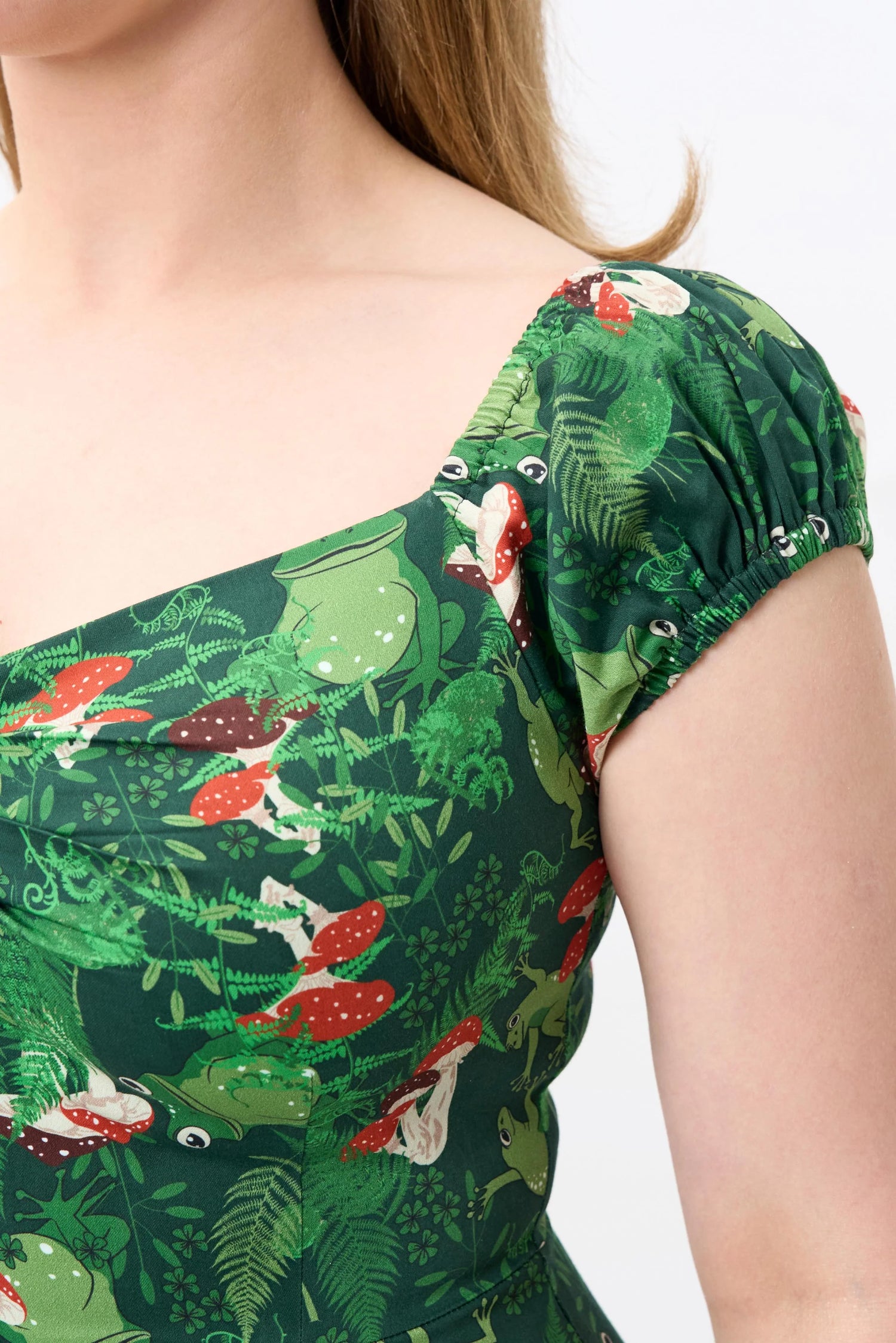Dolores Frog Forest Doll Dress