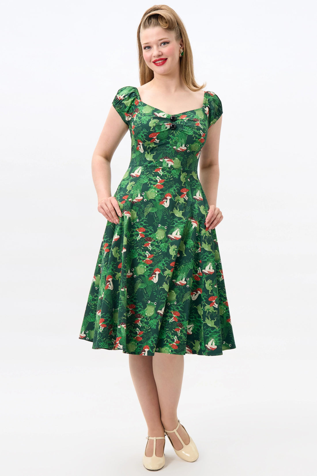 Dolores Frog Forest Doll Dress