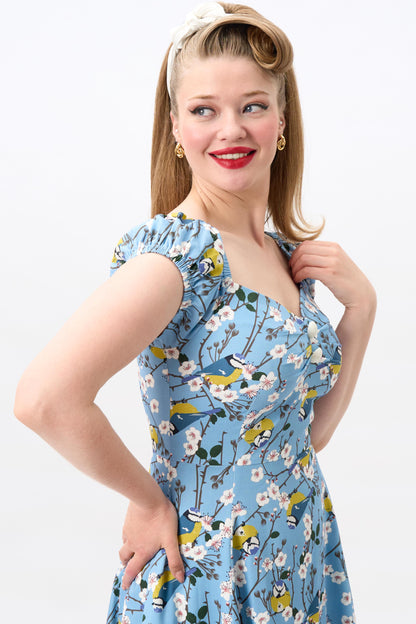 Dolores Blossom Birds Doll Dress