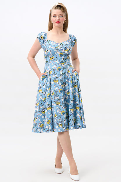 Dolores Blossom Birds Doll Dress